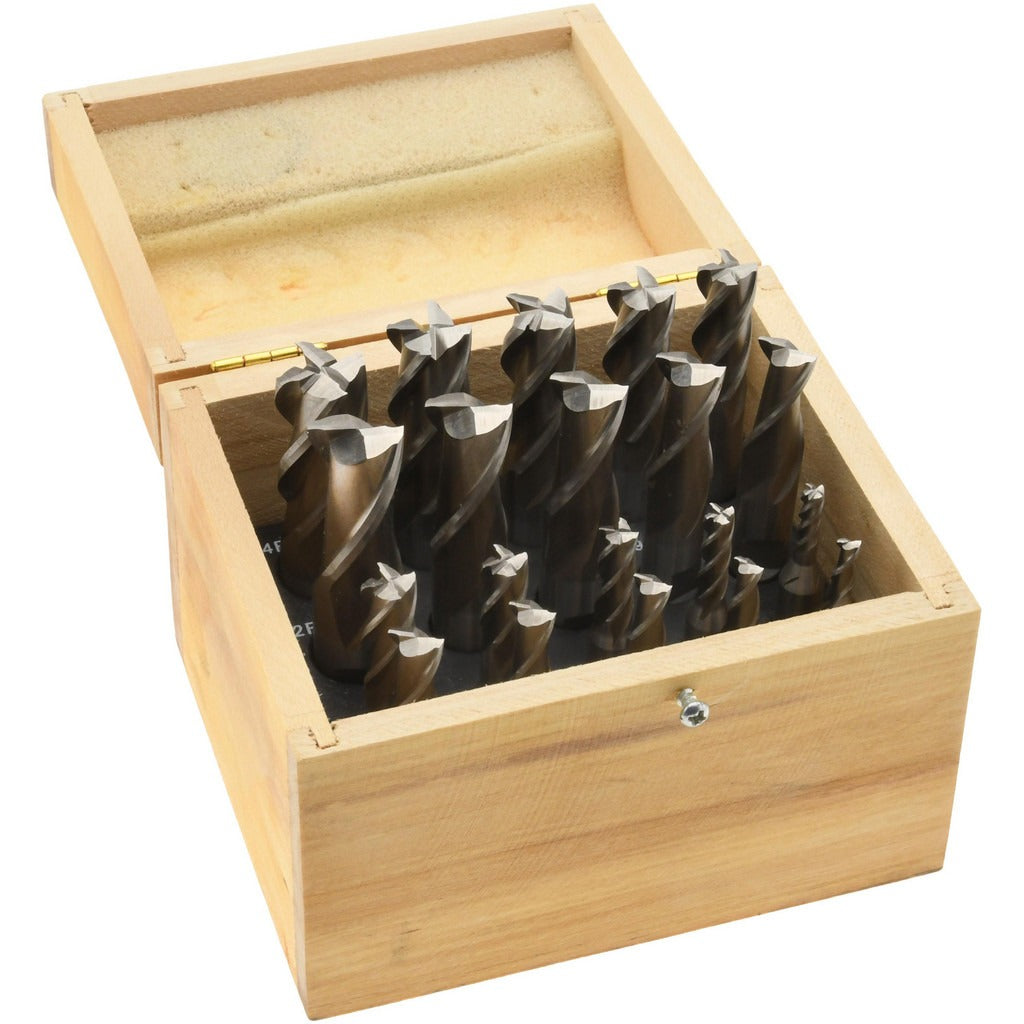 VALUE COLLECTION Value Collection 723-2520 Cobalt End Mill Set 20 Pc