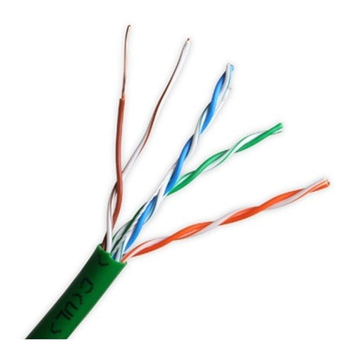 WIREPATH Wirepath NST-CAT5E-1000-GRN Cat5e Riser Cable 1000 Ft