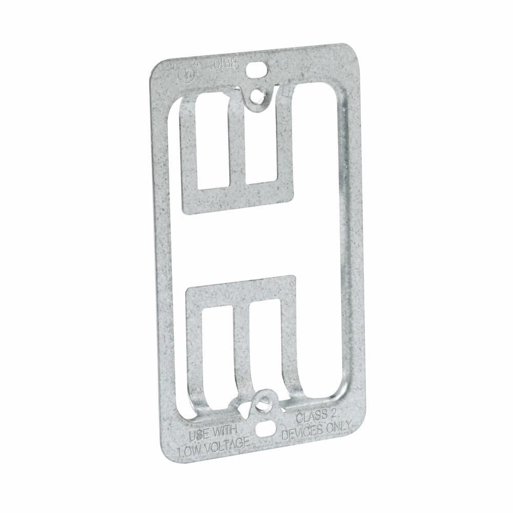 B-LINE B-Line BB10 Bracket Mounting Low Voltage Outlet Bracket Steel 0.05 kN (1-Gang)