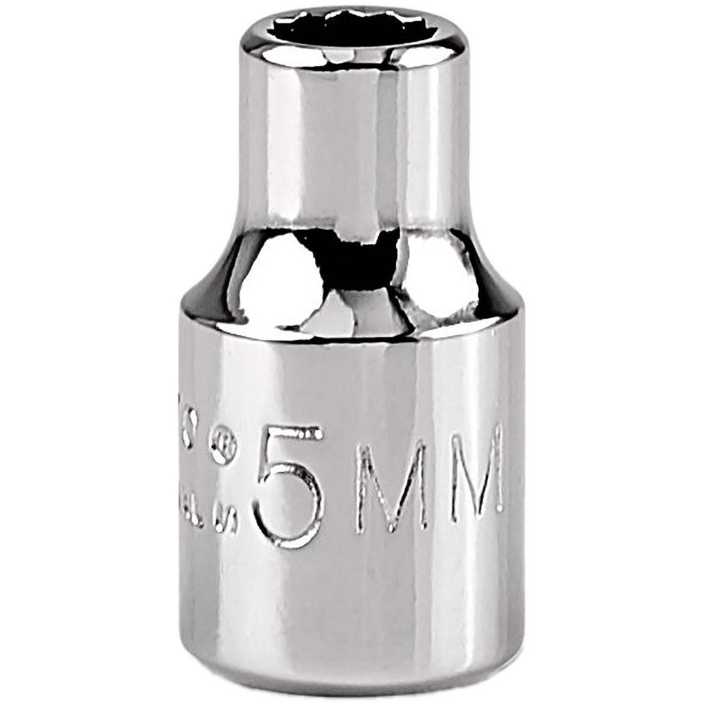 PROTO Proto J4705TM 5mm 12-point 1/4 Drive Hand Socket