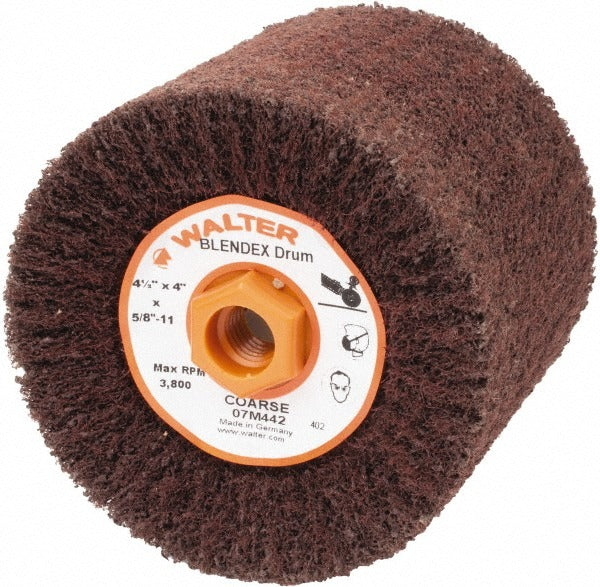 WALTER Walter Surface Technologies 07M442 Flap Wheel 4.5x4 in Coarse