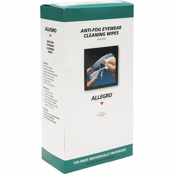 ALLEGRO INDUSTRIES Allegro 0350 Eyewear Cleaning Wipes Silicone Free 100 Count