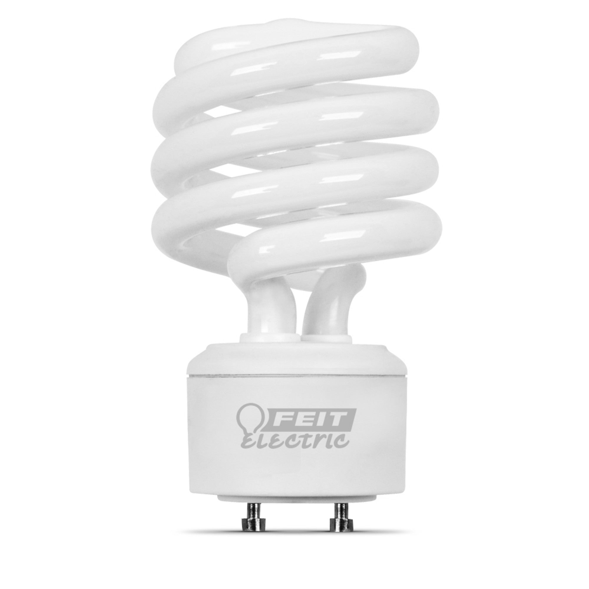 FEIT ELECTRIC Feit Electric BPESL23TM/GU24/41K T3 spiral non-dimmable GU24 base CFL light bulb 23W (1 pack)