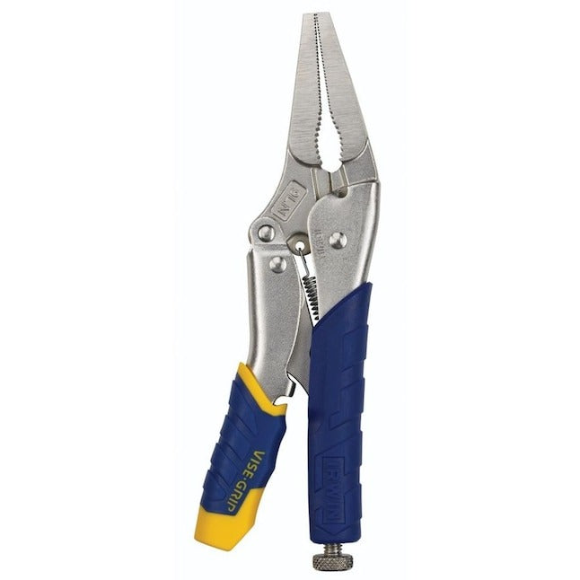 IRWIN Irwin 9LN Long Nose Locking Pliers Plain Grip 9 in 1502L3