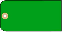 ACCUFORMNMC Accuformnmc BPT4G Blank Tag Green Synthetic Paper 1000 Pack