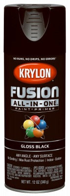 KRYLON Krylon K02702007 Gloss Black Spray Paint Primer 12 Oz
