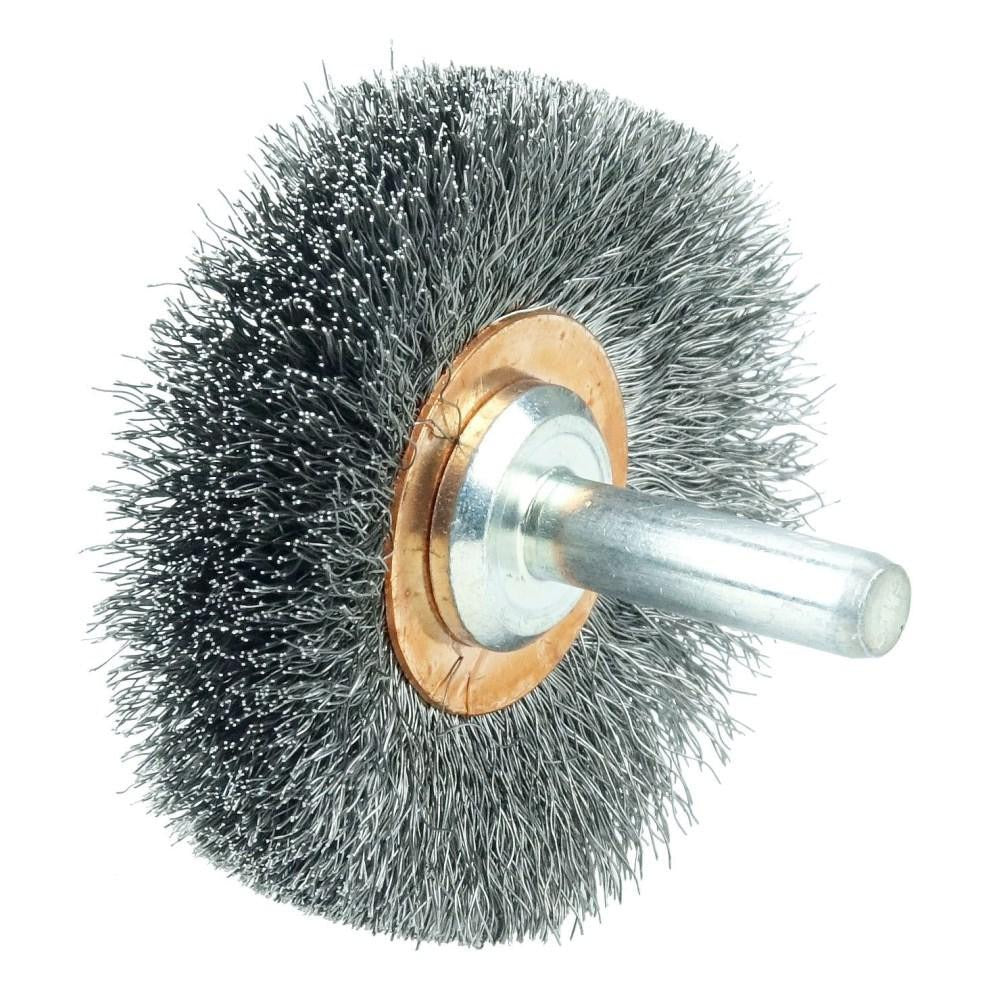 WEILER Weiler 17612 Wheel Brush 2-1/2 in Crimped Carbon Steel