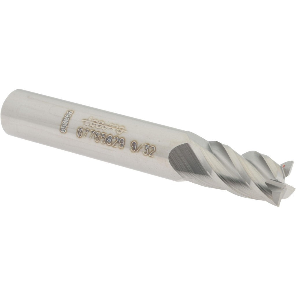 ACCUPRO Accupro 12182823 Square End Mill 9/32 in 4 Flute Carbide