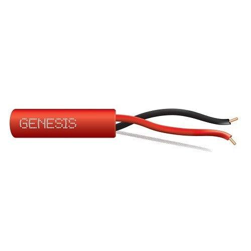 SOUTHWIRE Genesis Cable 45115504 16/2 Solid Fplp Fire Alarm Cable Red