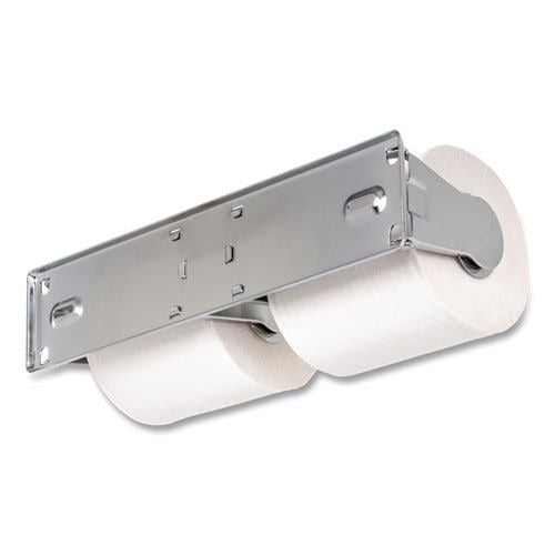 SAN JAMAR San Jamar SJMR260XC 2-Roll locking bath tissue dispenser (12-3/8 x 4-1/2 x 2-3/4) R260XC