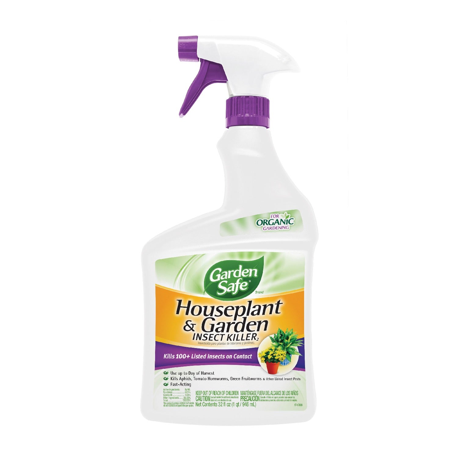 GARDEN SAFE Garden Safe HG-93214 Houseplant and Garden Insect Killer 32 fl oz