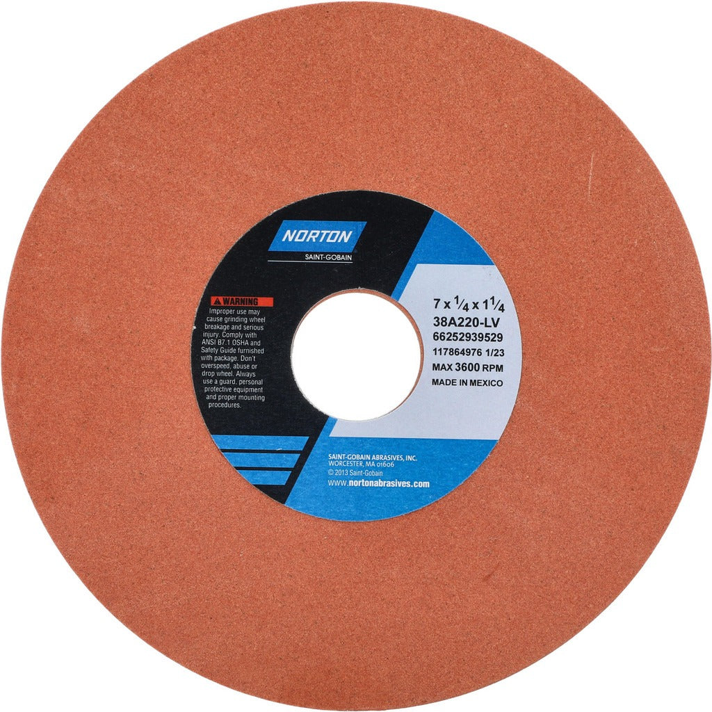 NORTON Norton 66252939529 Surface Grinding Wheel 220 Grit 7in