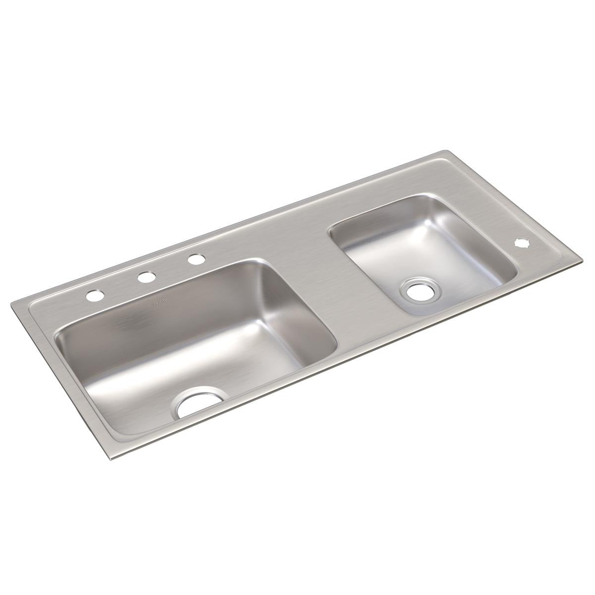 BSC PREFERRED Bsc Preferred DRKAD371765R4 Double Bowl Drop-in Sink Ada