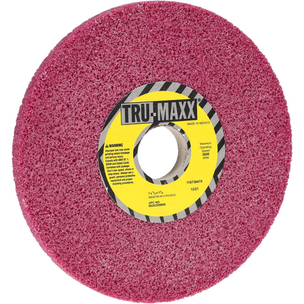 TRU-MAXX Tru-maxx 66253269898 Surface Grinding Wheel 46 Grit 7in