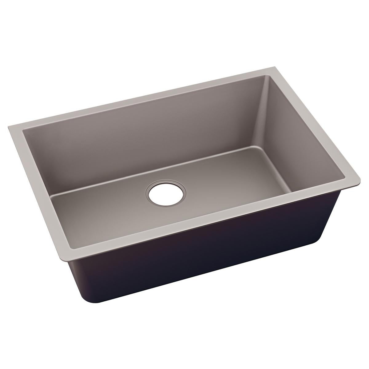 BSC PREFERRED Bsc Preferred ELXRU13322SM0 Quartz Undermount Sink 33in