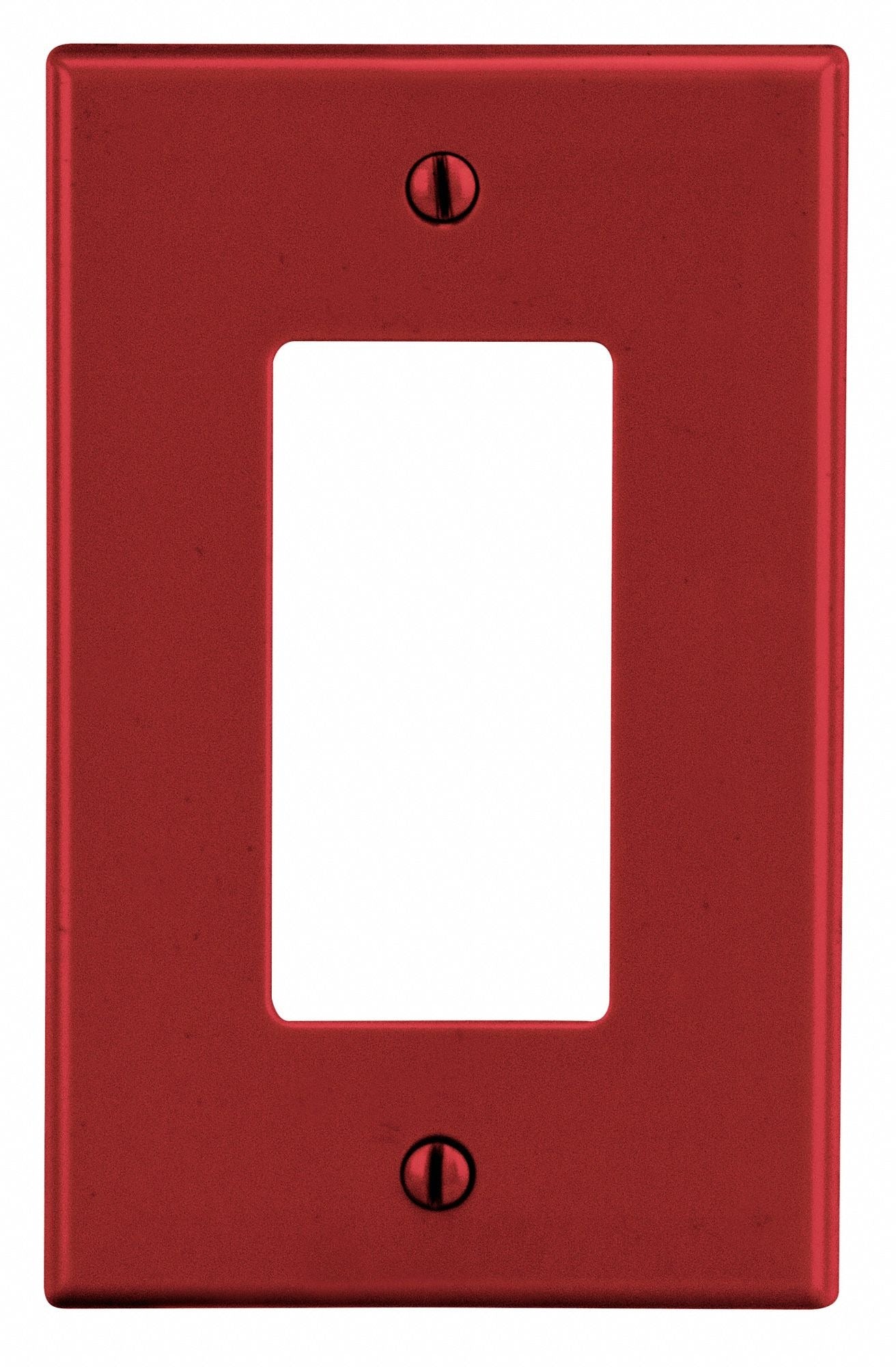 HUBBELL Hubbell P26R Wallplate 1-Gang Decorator (Standard Size)