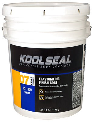 KOOL SEAL Kst Coating KS0063300-20 Elastomeric Roof Coating 4.75 Gal