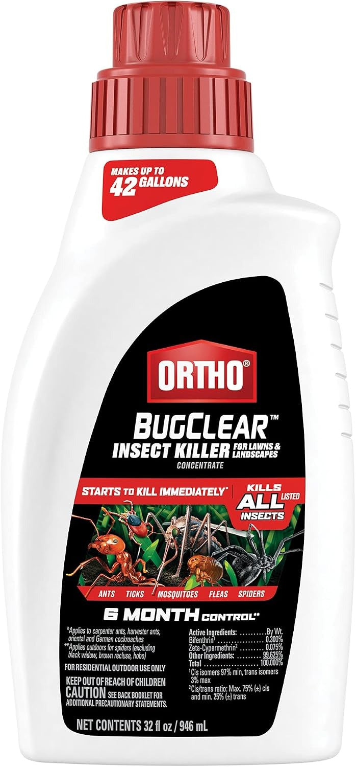 ORTHO Ortho 0448705 BugClear Insect Killer for Lawns and Landscapes Concentrate (32 oz)