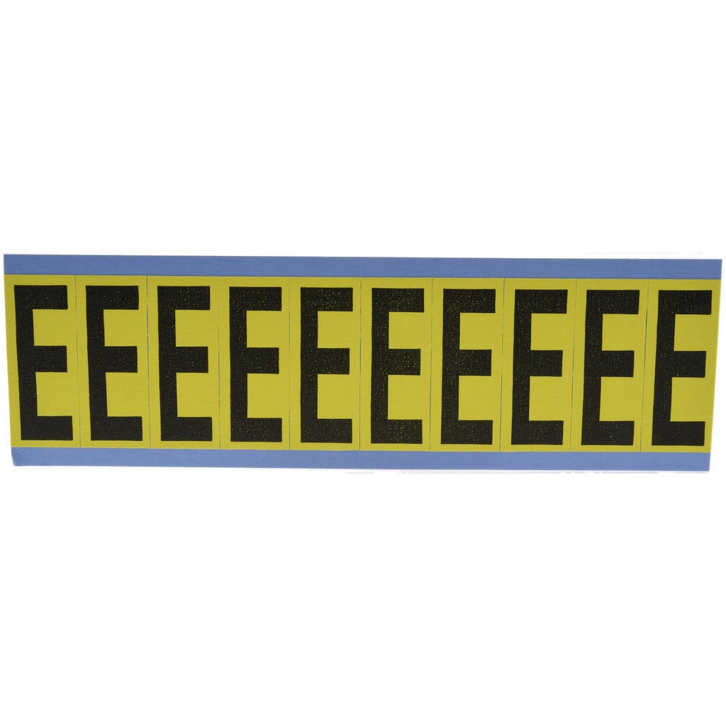 STRANCO Stranco SB5-E Letter Label E Vinyl Removable Adhesive
