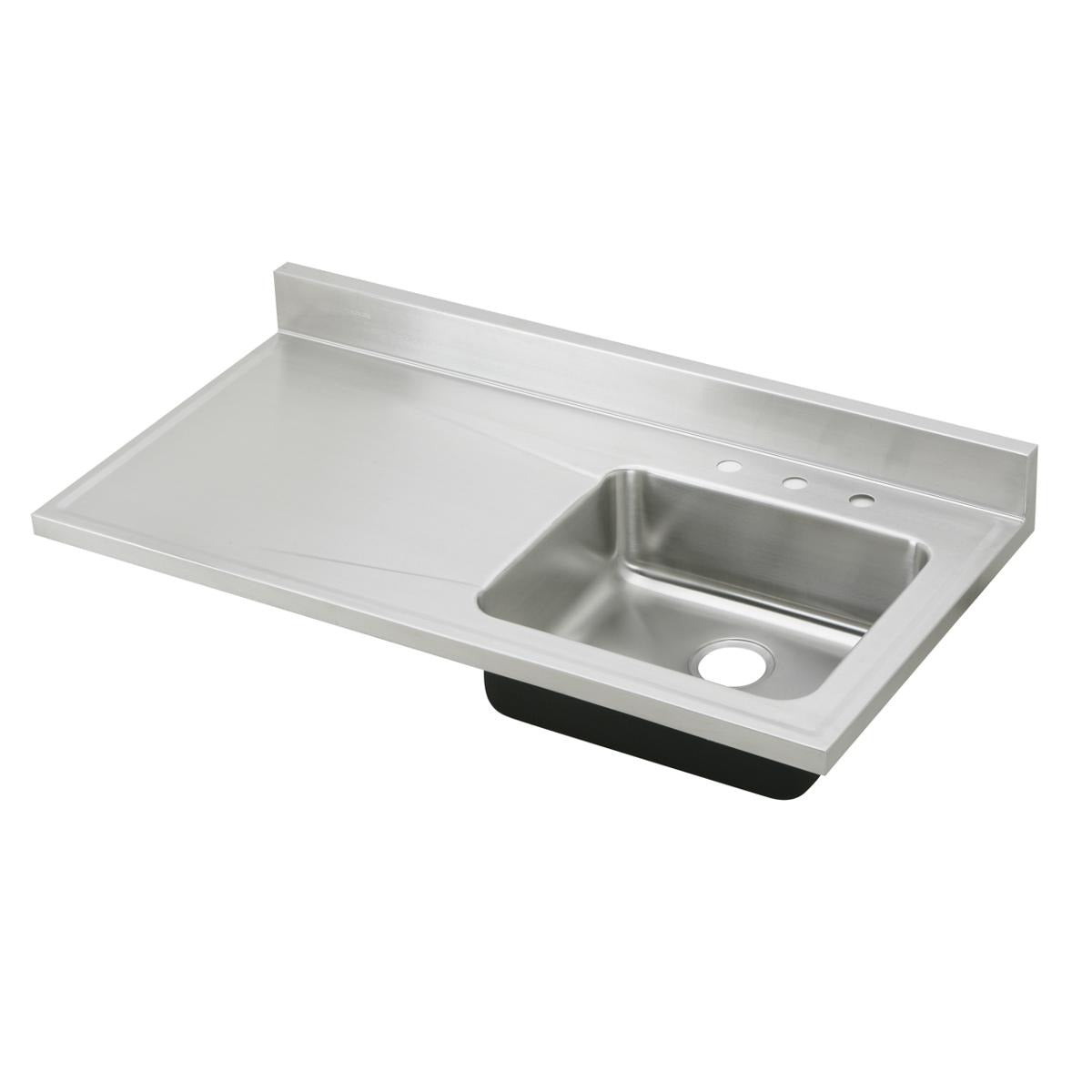BSC PREFERRED Bsc Preferred S4819R4 Single Bowl Sink with Drainboard