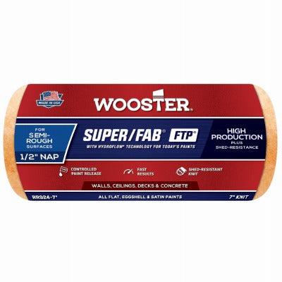WOOSTER Wooster Brush RR924-7 Roller Cover 7in X 1/2in Nap