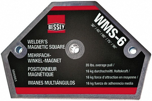 BESSEY Bessey WMS-6 Magnetic Welding Fabrication Square 35 Lb