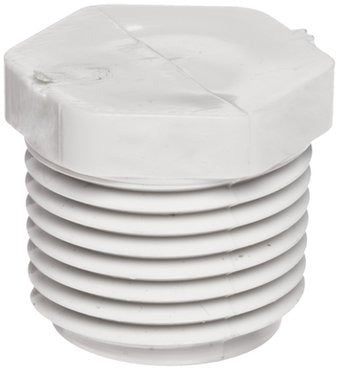 SPEARS Spears 450-005 PVC Sch 40 Threaded Plug 1/2 MPT (1/2 in)
