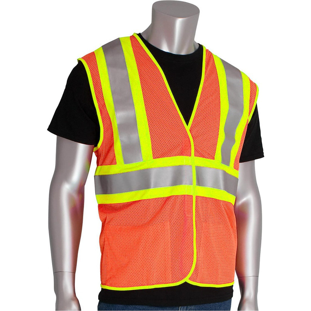 PIP Pip 305-MVFROR-2X/3X Hi-vis Safety Vest Ansi Class 2 2XL 3XL