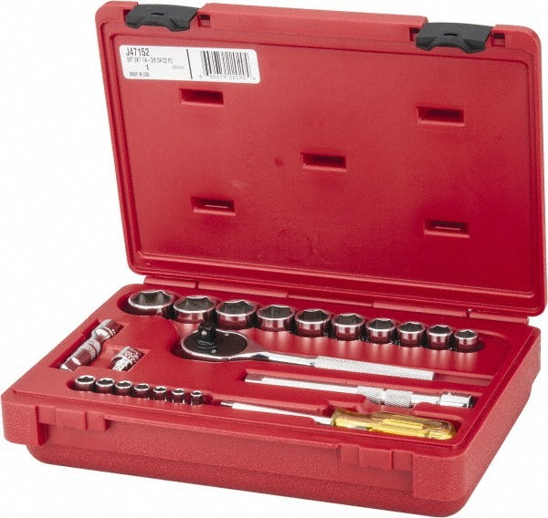 PROTO Proto J47122S 22-piece Sae Socket Set 3/8 Drive