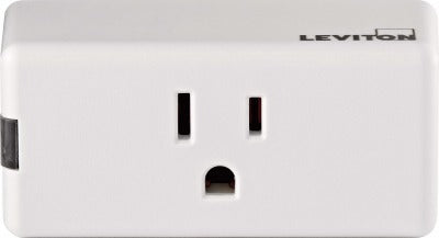 LEVITON Leviton R02-D215P-1RW Smart Wifi Mini Plug-in Outlet 15A