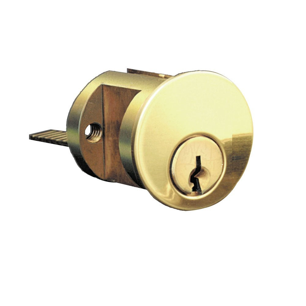 ILCO Ilco 7075KS1003 5 Pin Rim Cylinder Kwikset Keyway Bright Brass