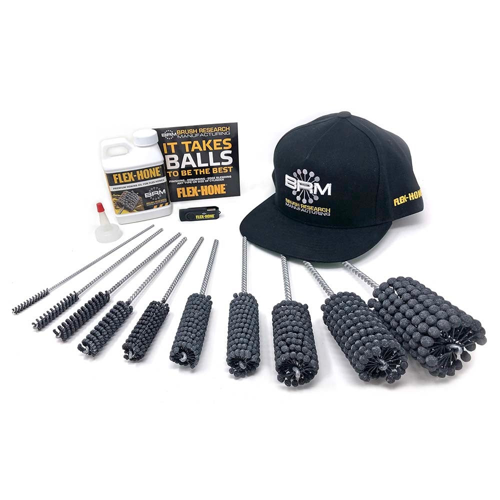 BRUSH RESEARCH MFG Brush Research Mfg. BCKDBR12 Flexible Hone Kit 10pc