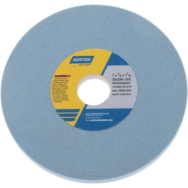 NORTON Norton 66252940201 Surface Grinding Wheel 80 Grit 7in