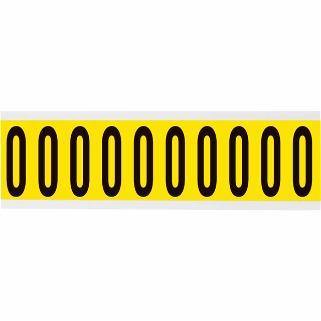 BRADY Brady 3440-O Letter label 2-1/4 in H x 7/8 in W (Card of 10)