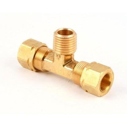 FRYMASTER Frymaster 8130301-FRY Mle 3/8 x 1/4 NPT x 3/8 Tee Brass (Each) FM8130301