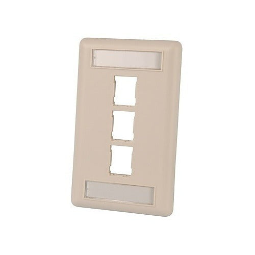 ORTRONICS Ortronics 403HDJ13 3 Port Single Gang Faceplate