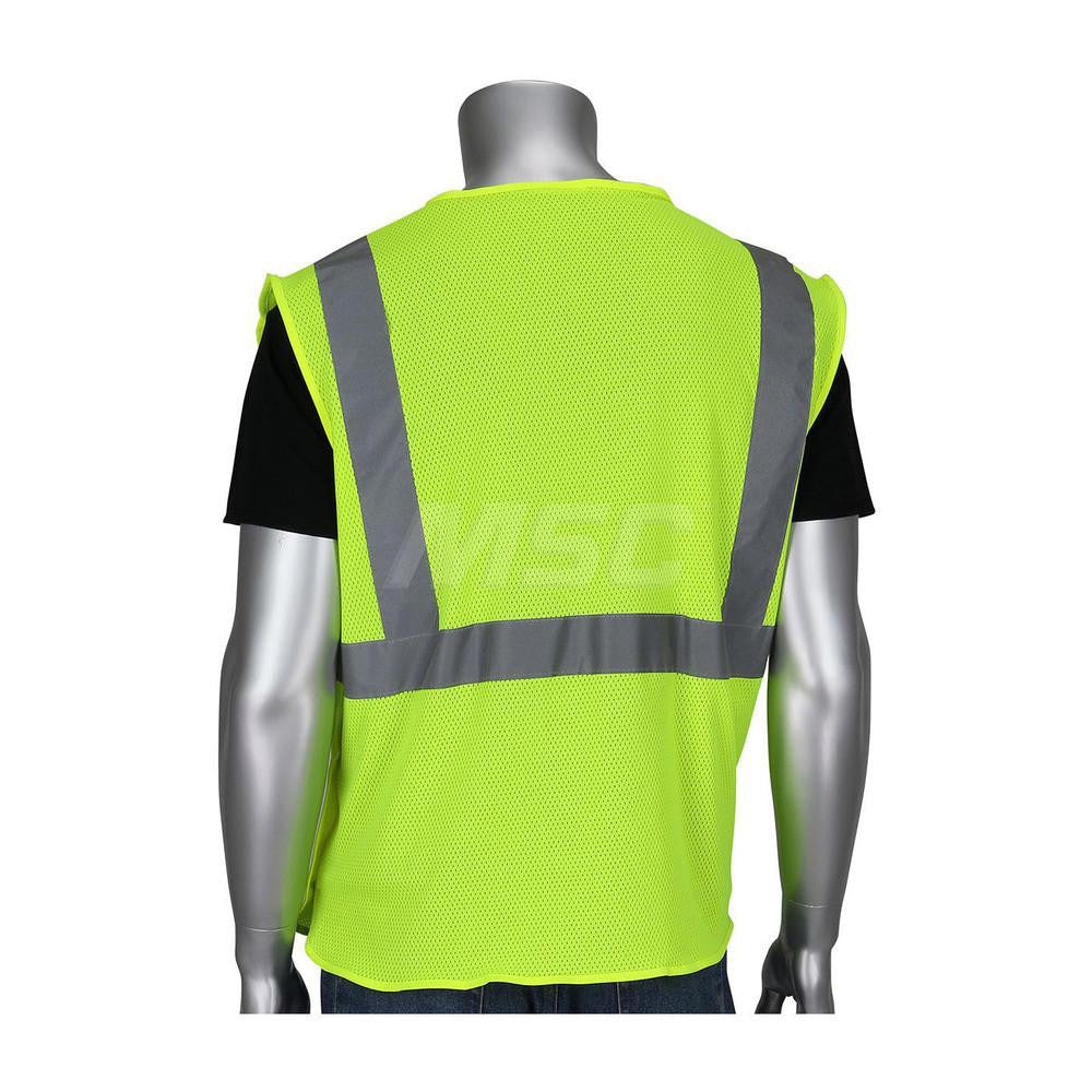 PIP Pip 302-5PMVLY-L Hi-vis Safety Vest Large Ansi Class 2