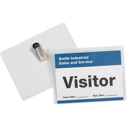 BSC PREFERRED Bsc Preferred BH110 Clip-on Badge Holders 50 Pack