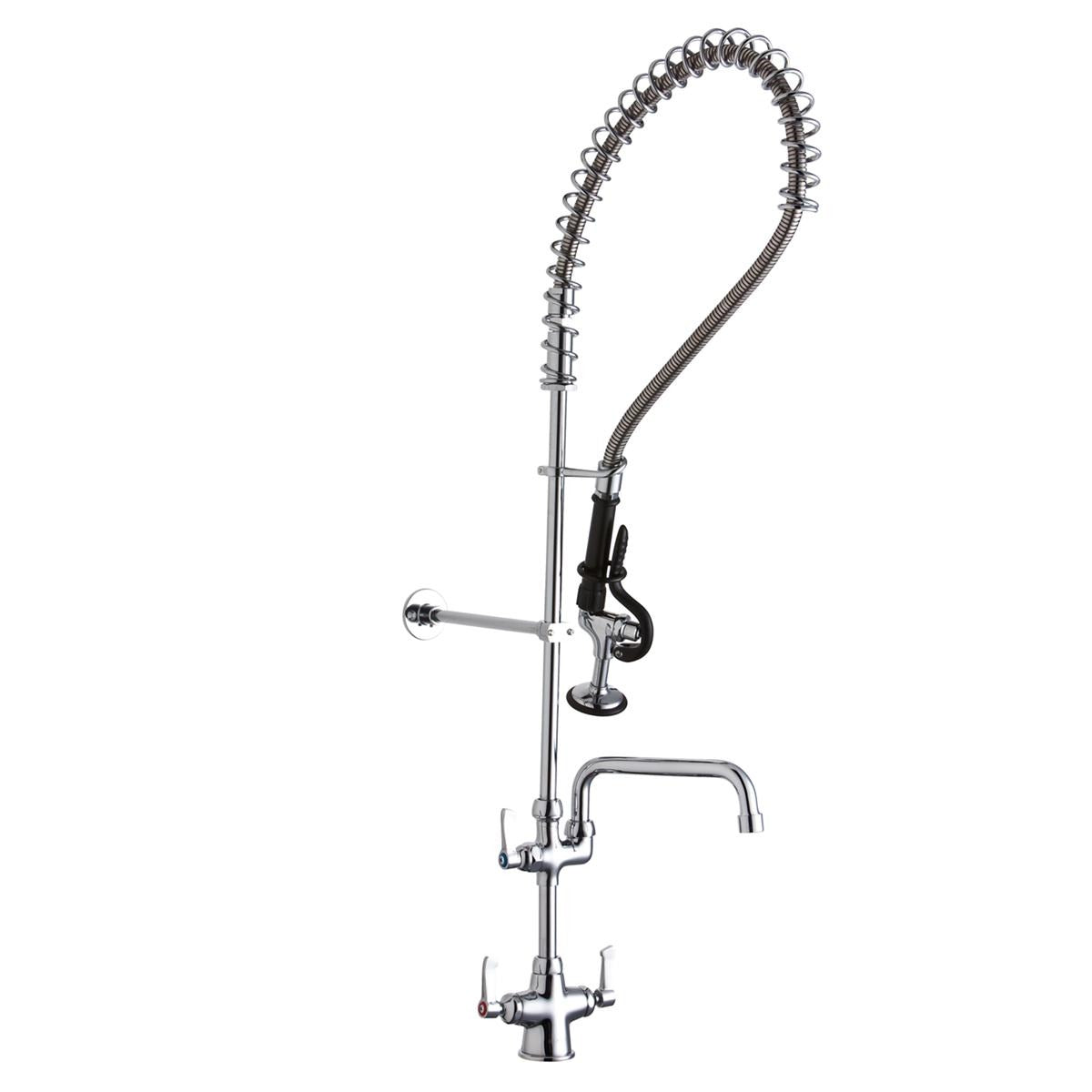 BSC PREFERRED Bsc Preferred LK543AF08LC Deck Mount Pre-rinse Faucet 1.2 Gpm