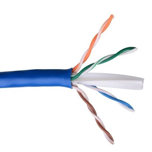 WAVENET Wavenet 6e04urbl4n Cat 6e Bulk Cable 1000 Ft Blue Riser
