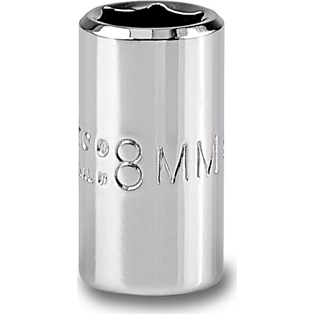 PROTO Proto J4708M 8mm 6-point 1/4 in Drive Hand Socket