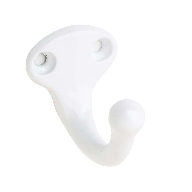 IVES Ives 581AW Single Wardrobe Hook White Aluminum
