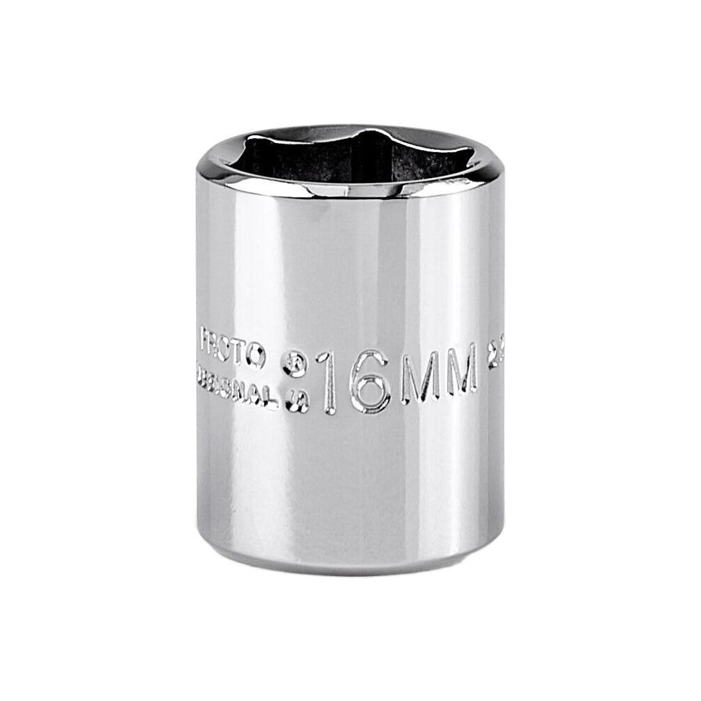 PROTO Proto J5216MH 16mm 6-point 3/8 Drive Hand Socket