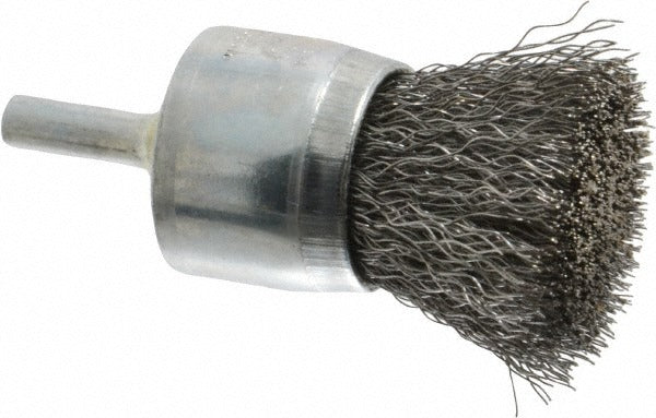 OSBORN Osborn 0003070700 End Brush 1 in Steel Crimped Wire