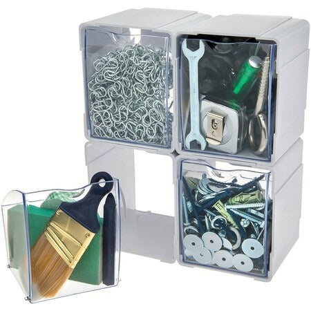 DEFLECTO Deflecto DEF421103 Tilt Bin Next Gen (4 Pack)