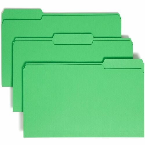 SMEAD Smead SMD17143 Legal File Folder Green 1/3-cut 100BX