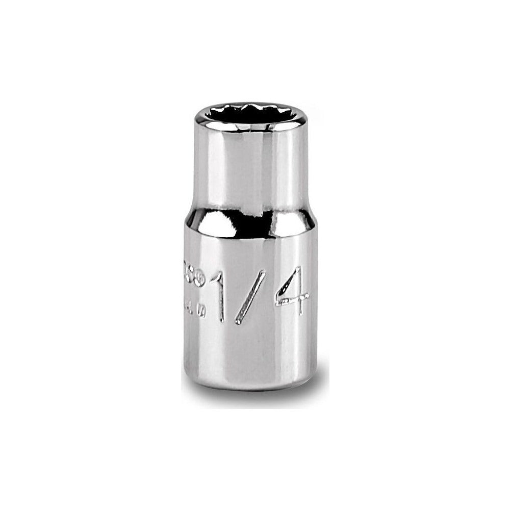 PROTO Proto J4708T Hand Socket 1/4 Inch 12-point Chrome