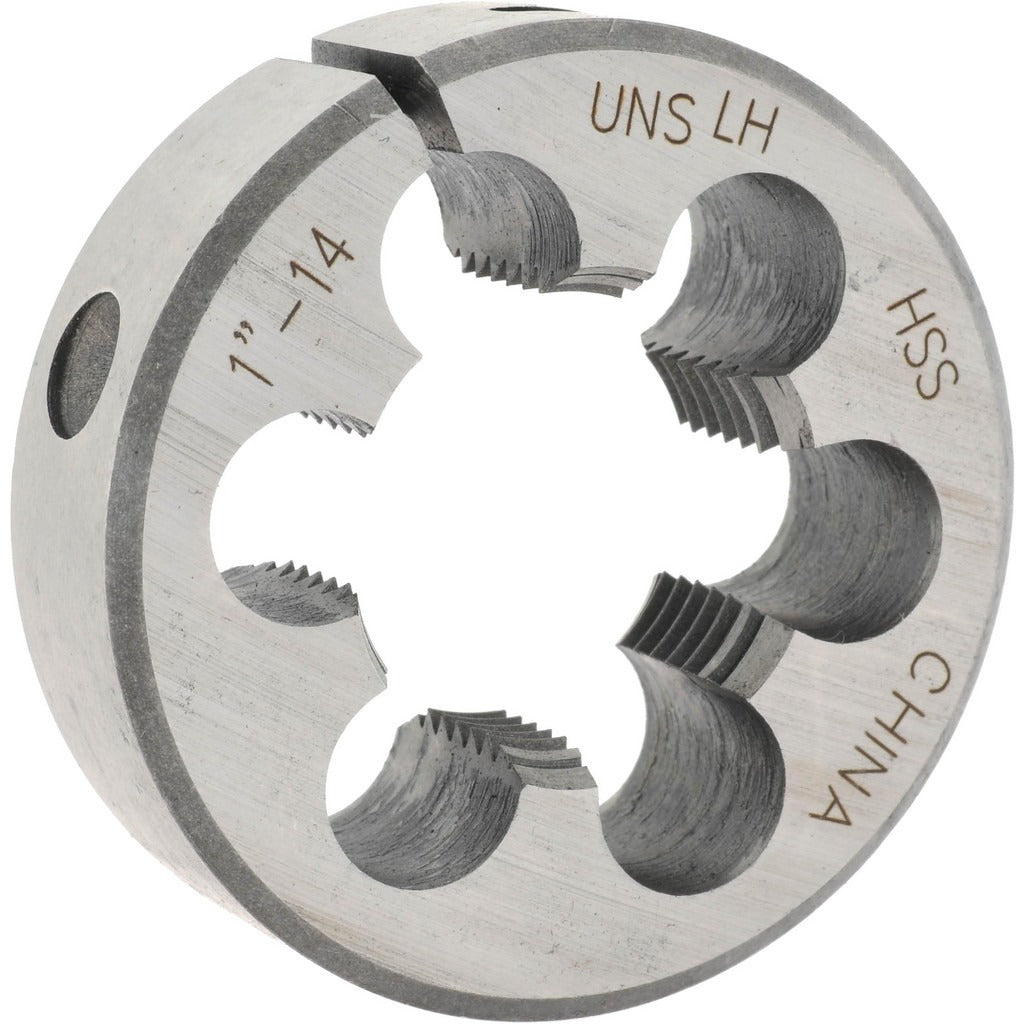 VALUE COLLECTION Value Collection 314-4380 Round Die 1-14 2 in Od Hss Left Hand