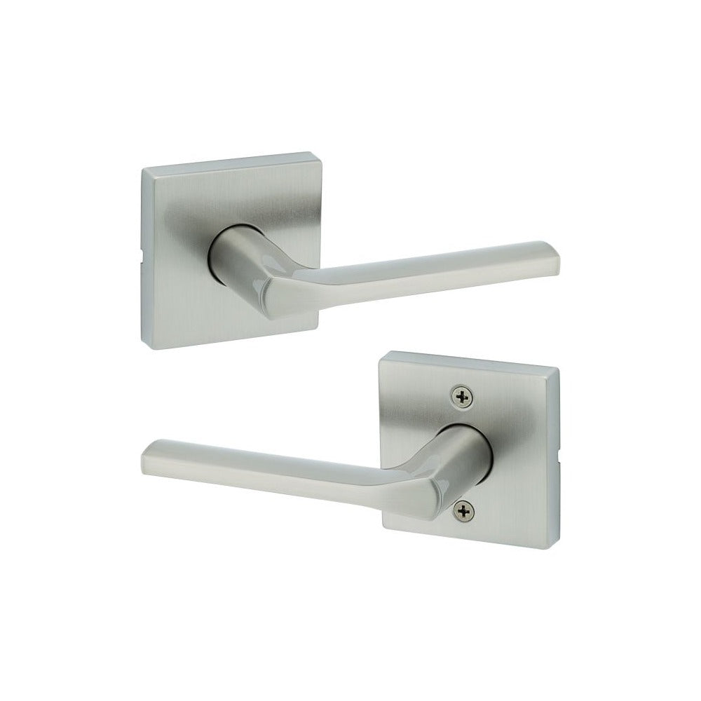 KWIKSET Kwikset 720LSLSQT-15 Lisbon Passage Lever Lock Satin Nickel