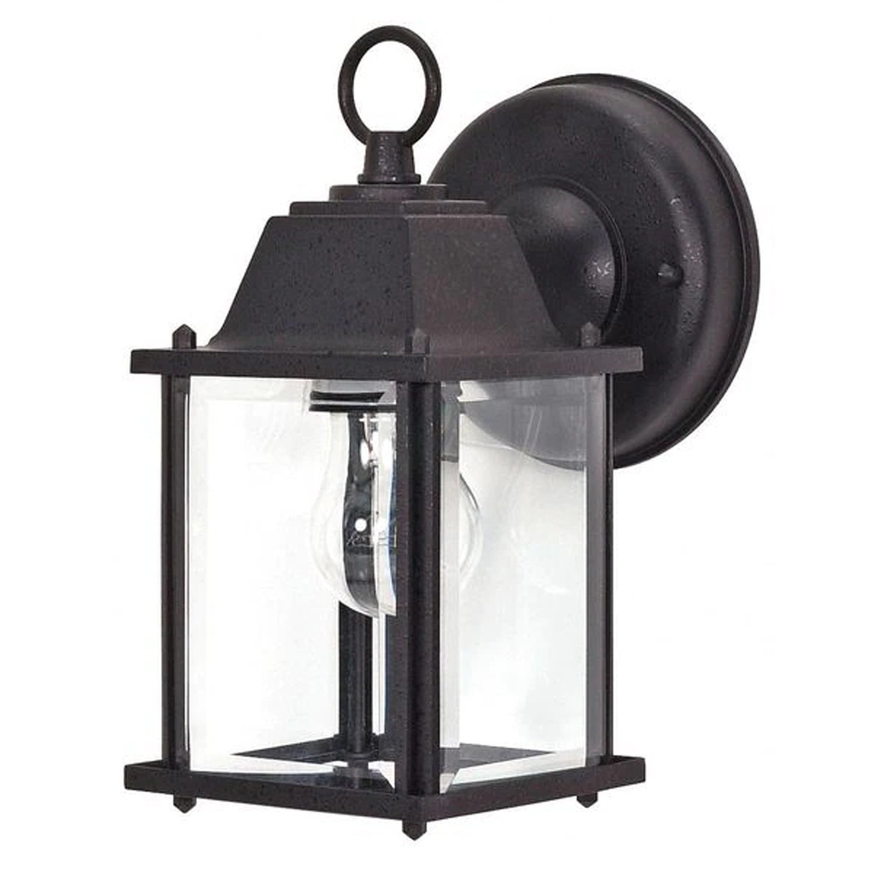 SATCO-NUVO Satco-Nuvo 60/638 One Light Outdoor Wall Mount Small Cube Lantern 60W (60-638)